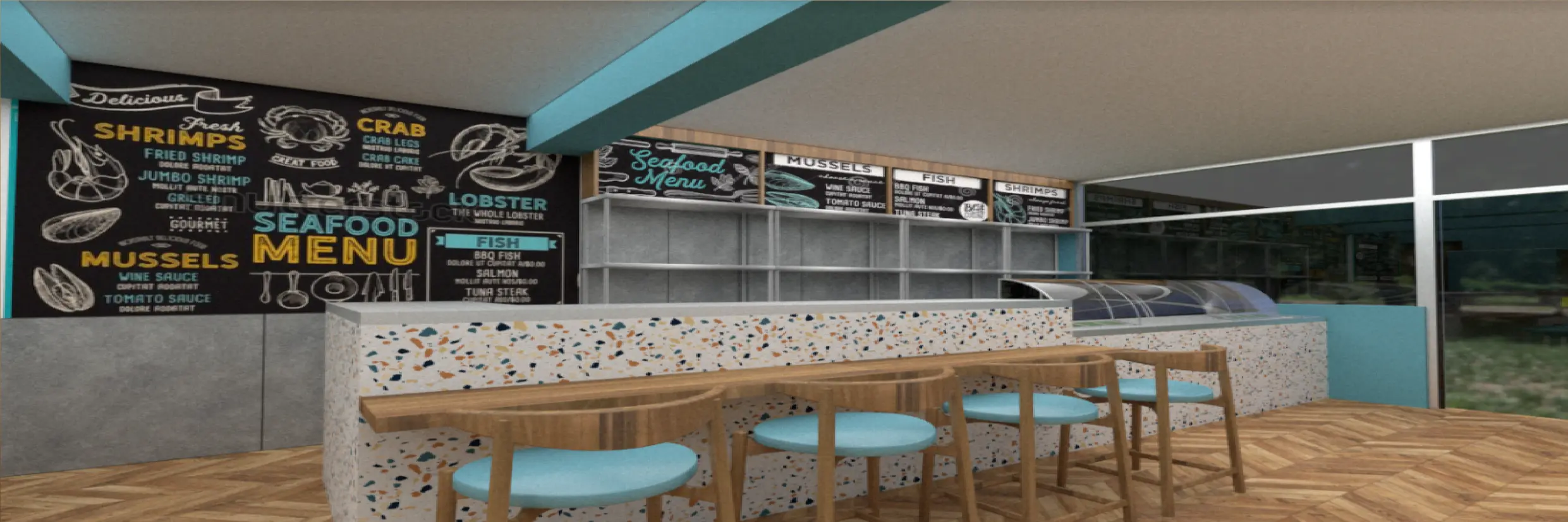 Diseño de Cevichería - Proyecto 4 Cevichería 4