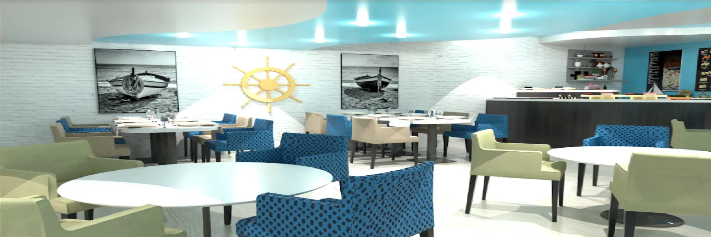 Proyecto destacado de Cevichería - Diseño interior 8 Cevichería - Proyecto 8