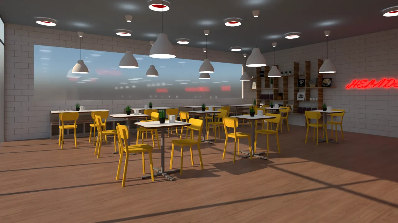 Proyecto destacado de Heladería creativa - Diseño interior 9 Heladería creativa - Proyecto 9