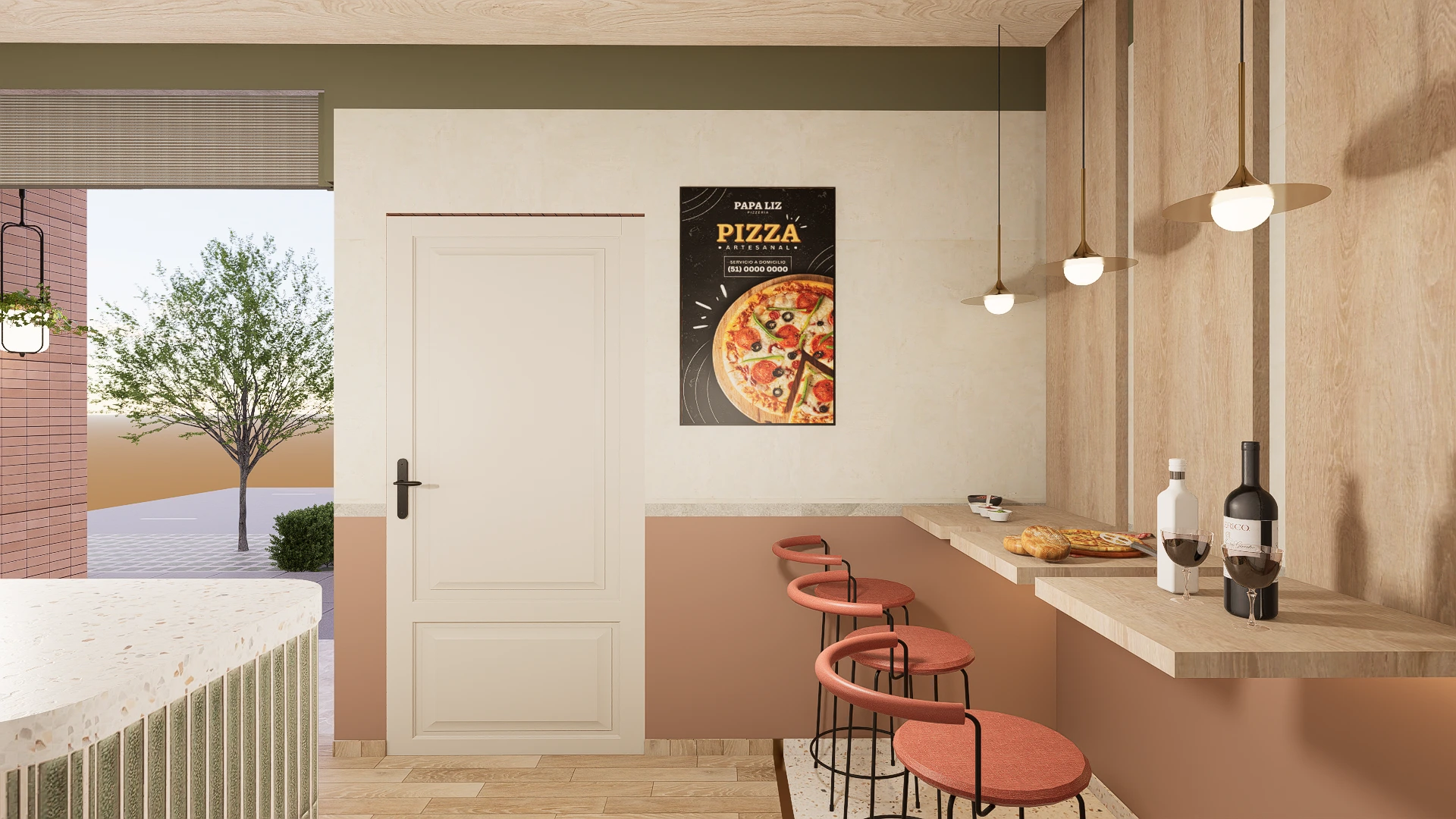 Diseño de Pizzería - Proyecto 3 Pizzería 3