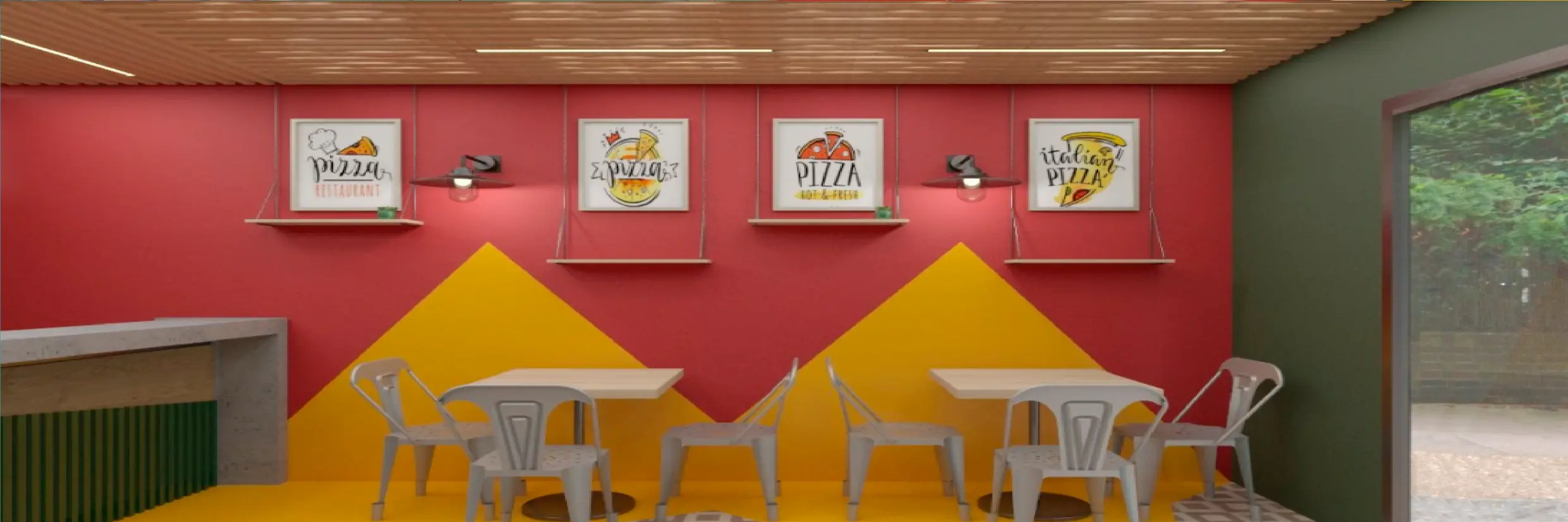 Proyecto destacado de Pizzería - Diseño interior 6 Pizzería - Proyecto 6