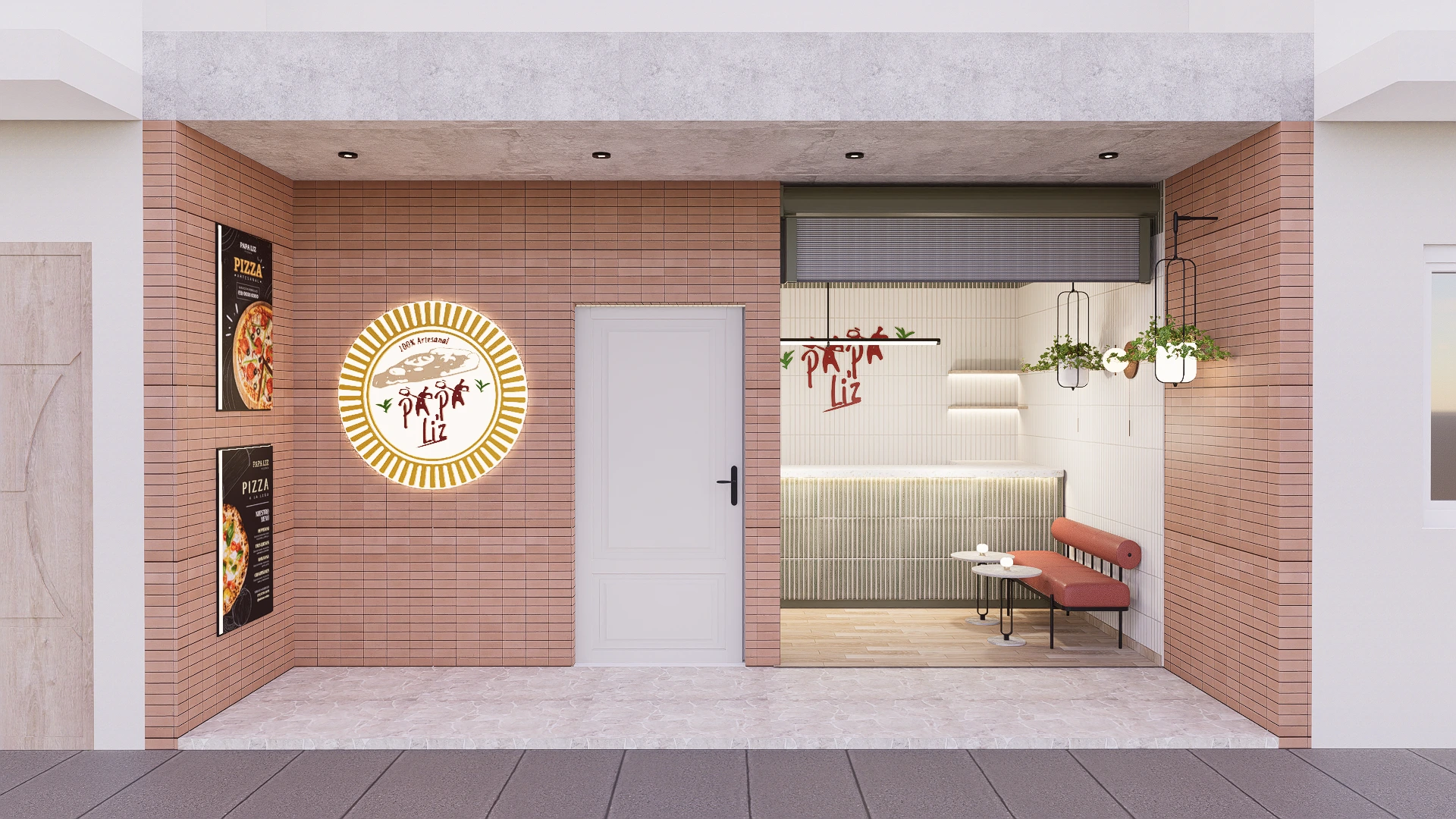 Proyecto destacado de Pizzería - Diseño interior 7 Pizzería - Proyecto 7