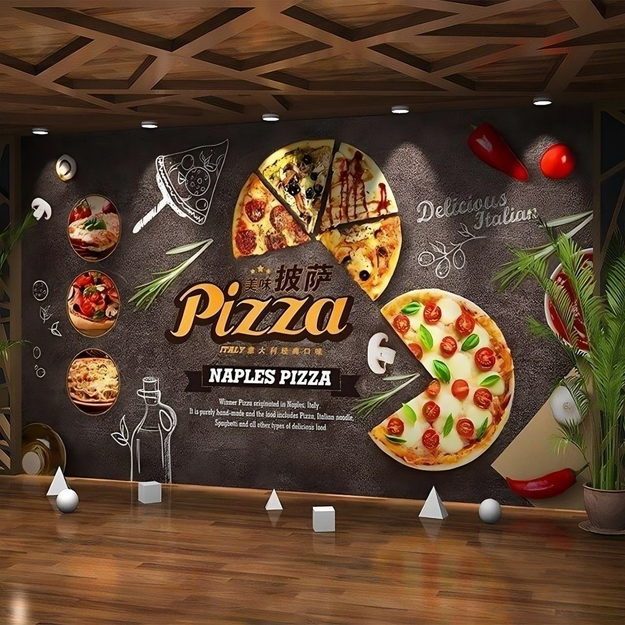 Proyecto destacado de Pizzería - Diseño interior 8 Pizzería - Proyecto 8